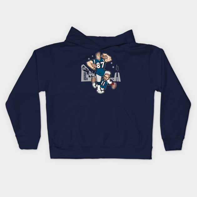 The MIghty Gronk Kids Hoodie by WarbucksDesign